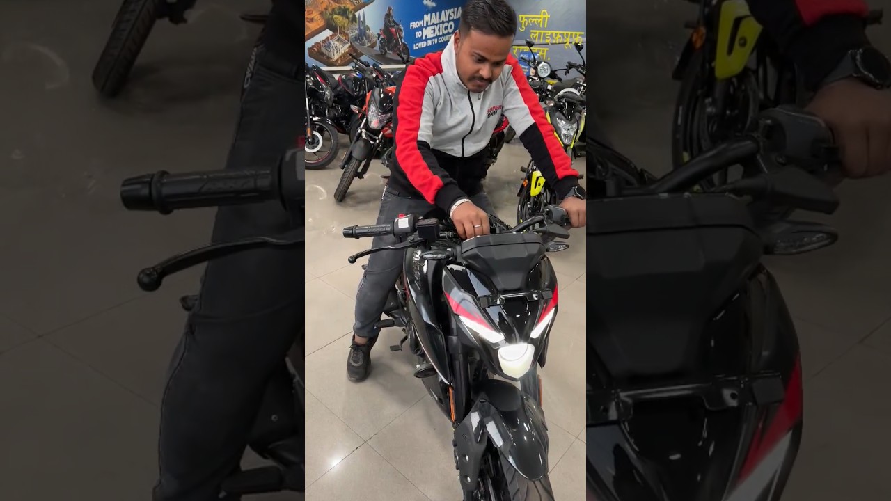 BAJAJ PULSAR N250 KA EXHAUST SOUND 😱🖤 !! ALL NEW PULSAR N250 !! #bajaj #pulsur #n250 #exhaust #short