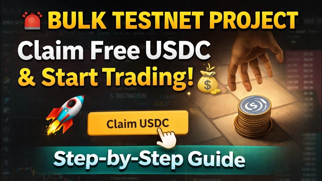 🚀 BULK Testnet Project | Claim Free USDC & Start Trading