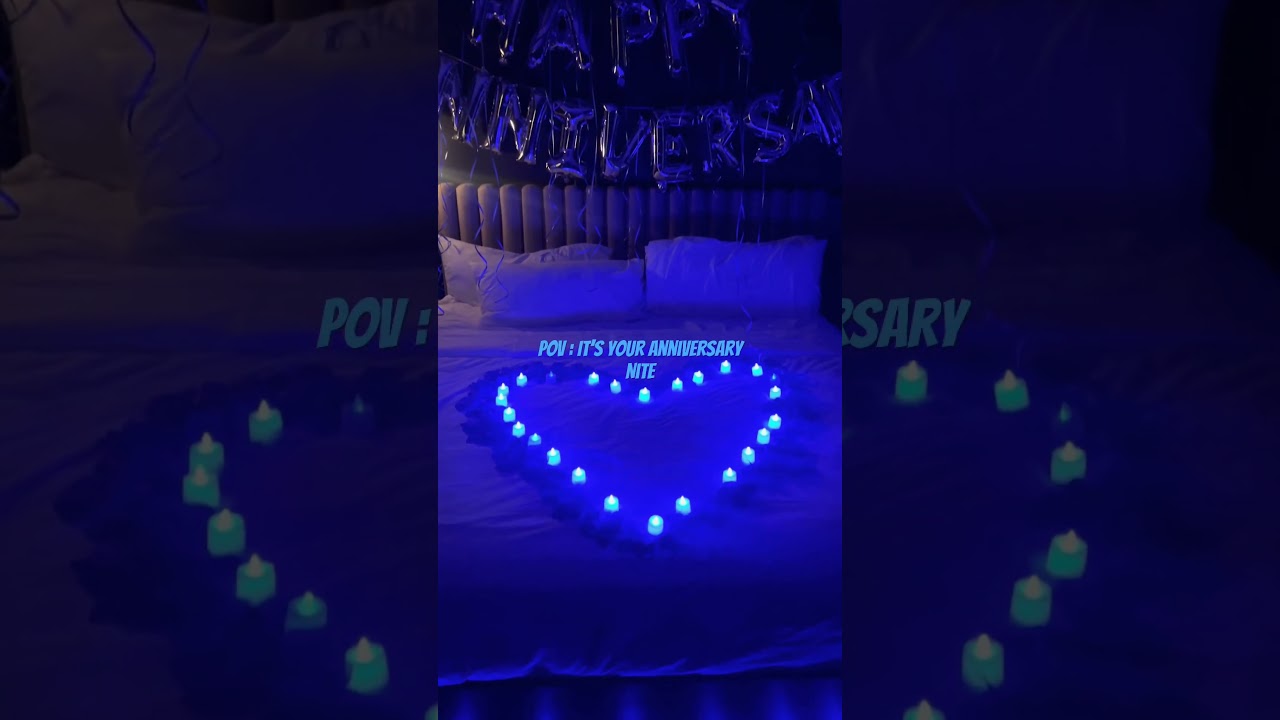 When my client’ booked a Romantic Room Setup 