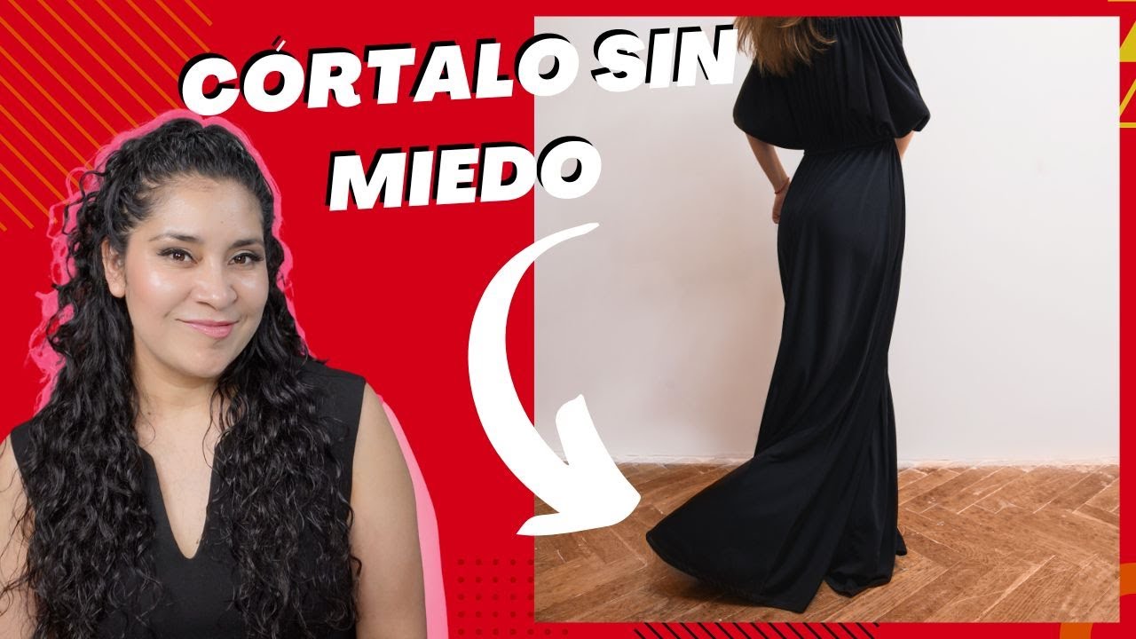 ✂️ Así puedes CORTAR VESTIDO largo con cola | El SECRETO para el CORTE perfecto