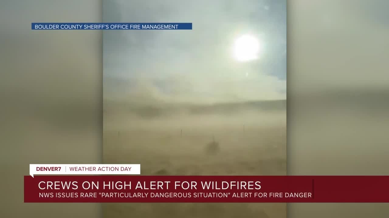 Video shows power of very high winds in Colorado Friday
