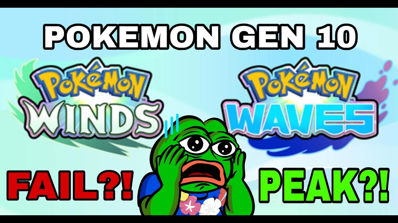 GEN 10 CONFIRMAT !! 🌊 Pokémon Waves and Winds 🍃
