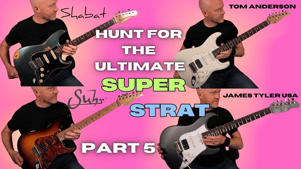 4 гитары, один победитель! Какую бы вы выбрали? Лучший супер-стратокастер
