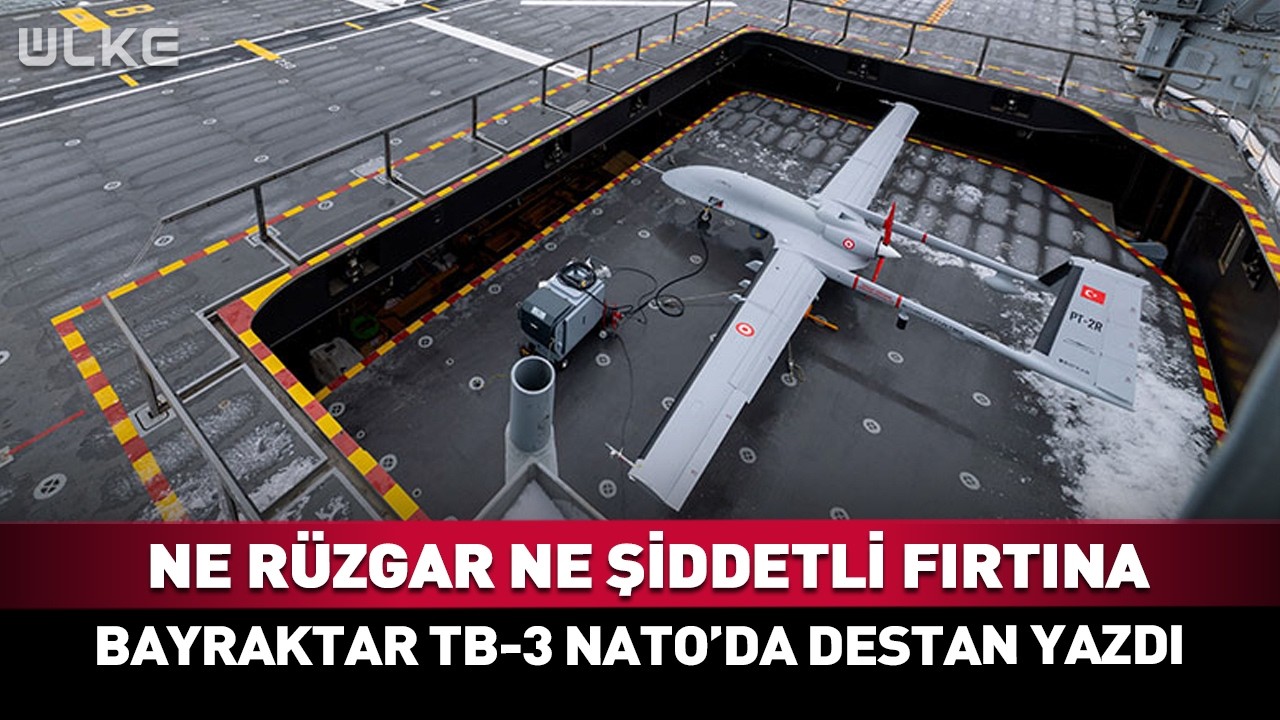 Ne Dondurucu Soğuk Ne Şiddetli Rüzgar... Bayraktar TB-3 NATO’da Destan Yazdı #haber