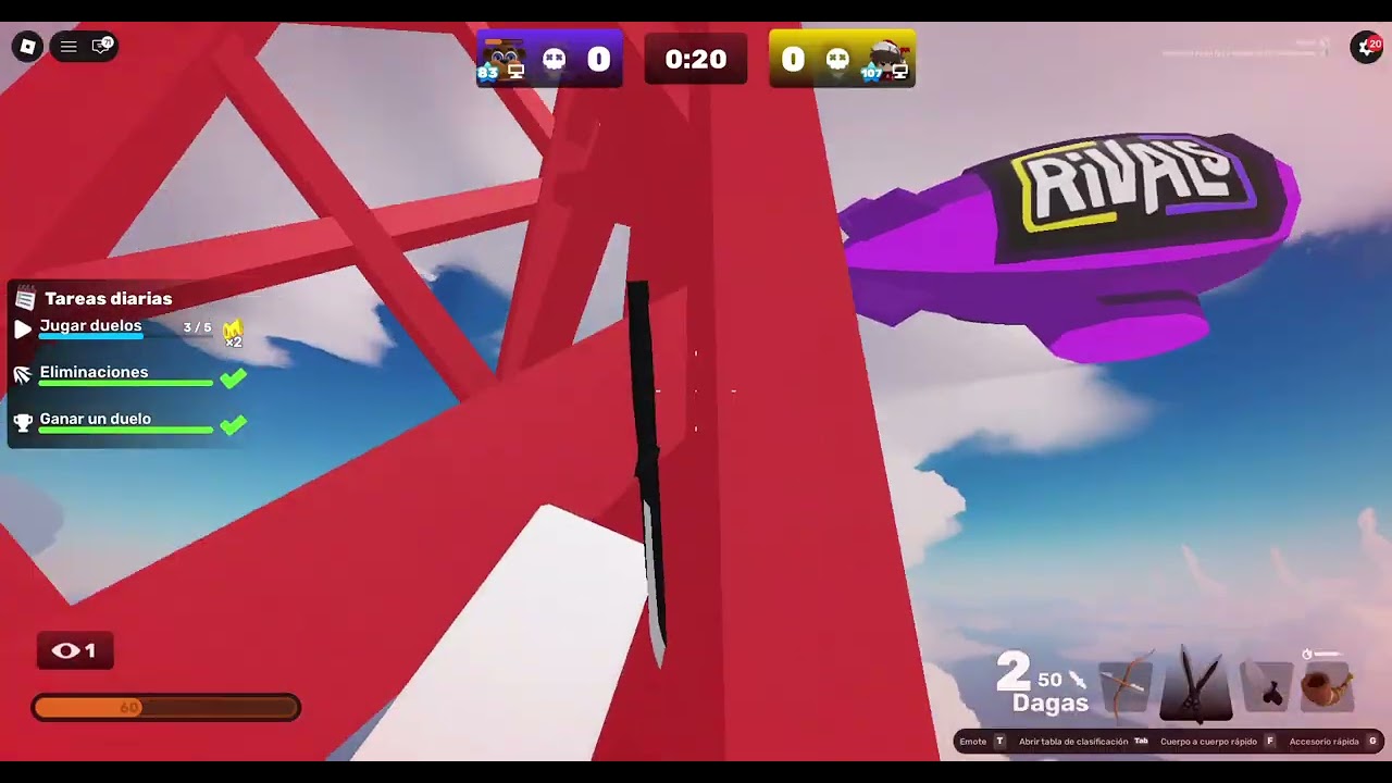 JUGANDO RIVASL 2 VS 1 MODO PRO