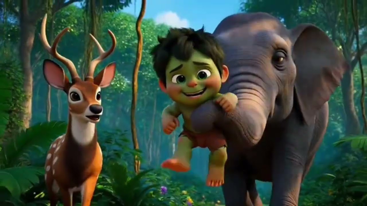 🌿🧒 – मासूम बच्चे की कहानी  👑🦁 जंगल का सच्चा राजा – एक मासूम बच्चे की कहानी 🌅✨