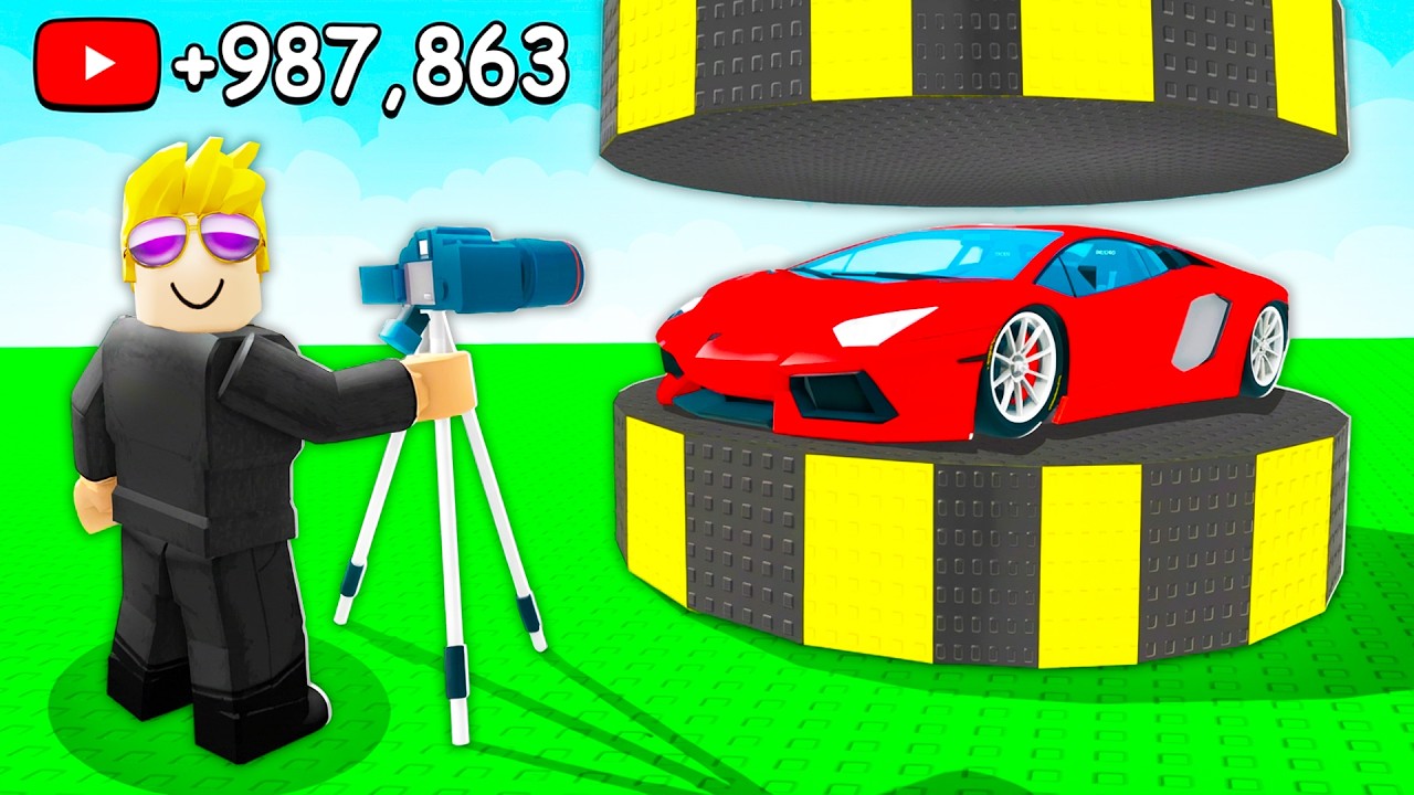 Becoming A YOUTUBER in Roblox...