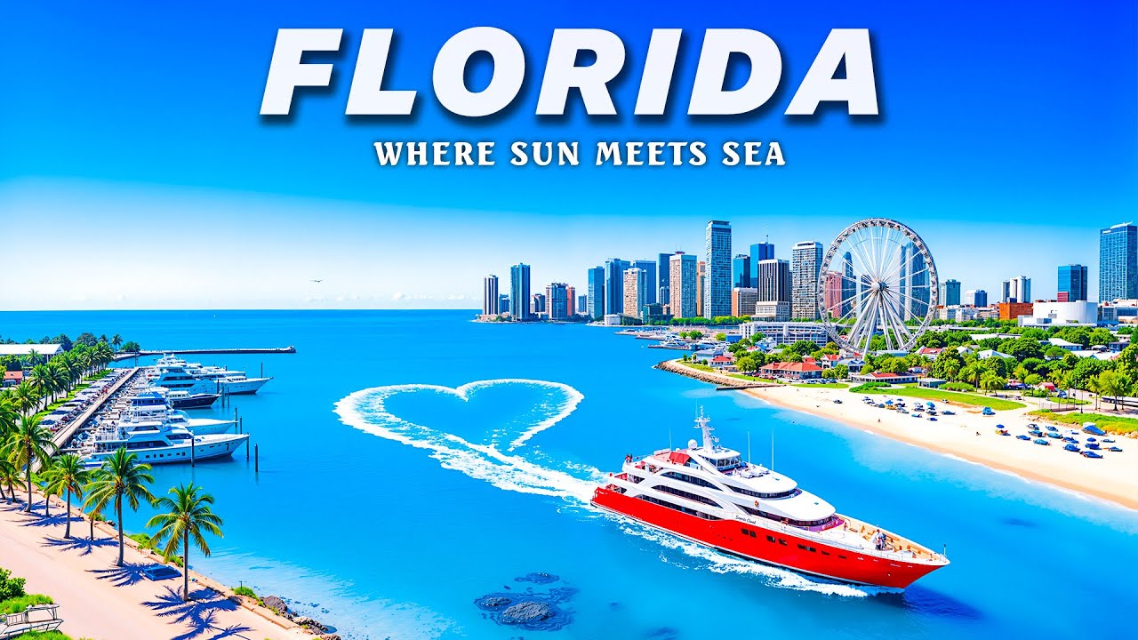Florida 4K Drone Footage | Discover the Magic of Florida's Coastline with Deep House Chill Vibes