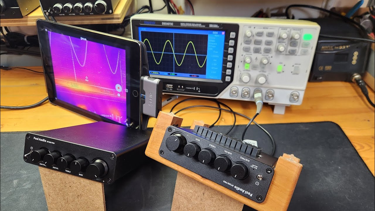 Fosi Audio BT30D Pro Class D Amp Thermal Testing