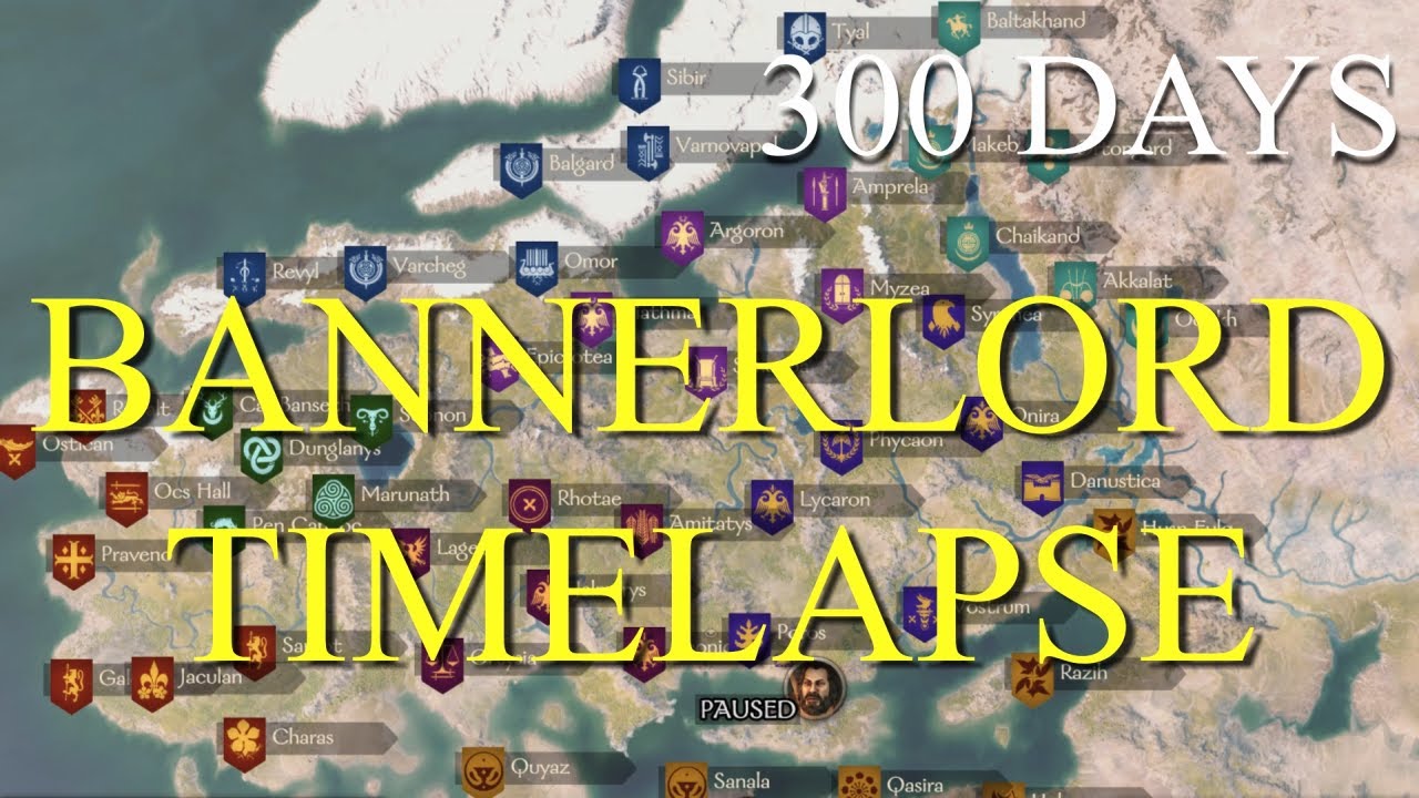 Bannerlord Timelapse: How does the campaign map change after 300 days