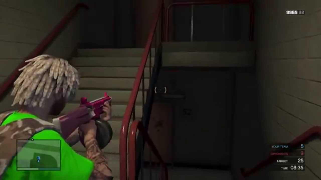 GTA V Team Deathmatch INSIDE F.I.B Building, Custom made TDM. EPIC!