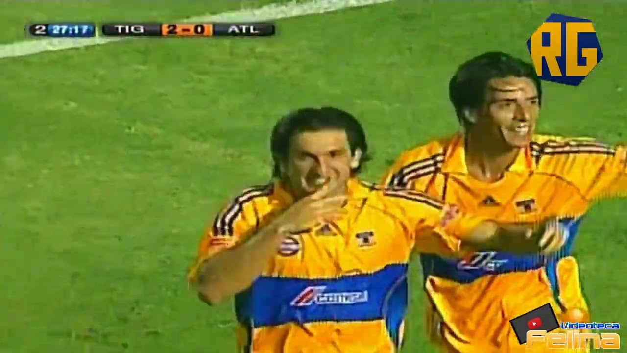 TIGRES VS ATLAS 3- 0 | JORNADA 3 APERTURA 2008 | GOLES DE BLAS PERES KIKIN FONSECA Y PEDRO BENITEZ