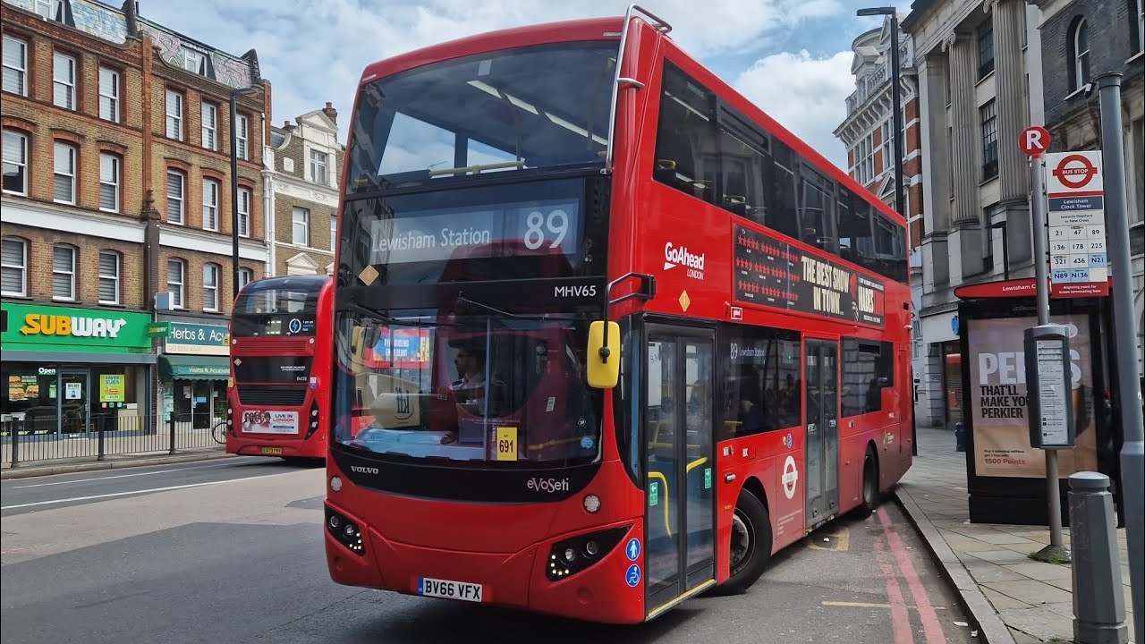 Go-Ahead London MHV65 BV66VFX Bus Route 89 | Volvo B5LH MCV Evoseti Euro 6
