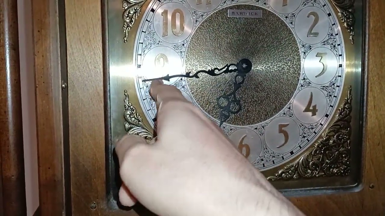 1970s Barwick triple chime grandfather clock 