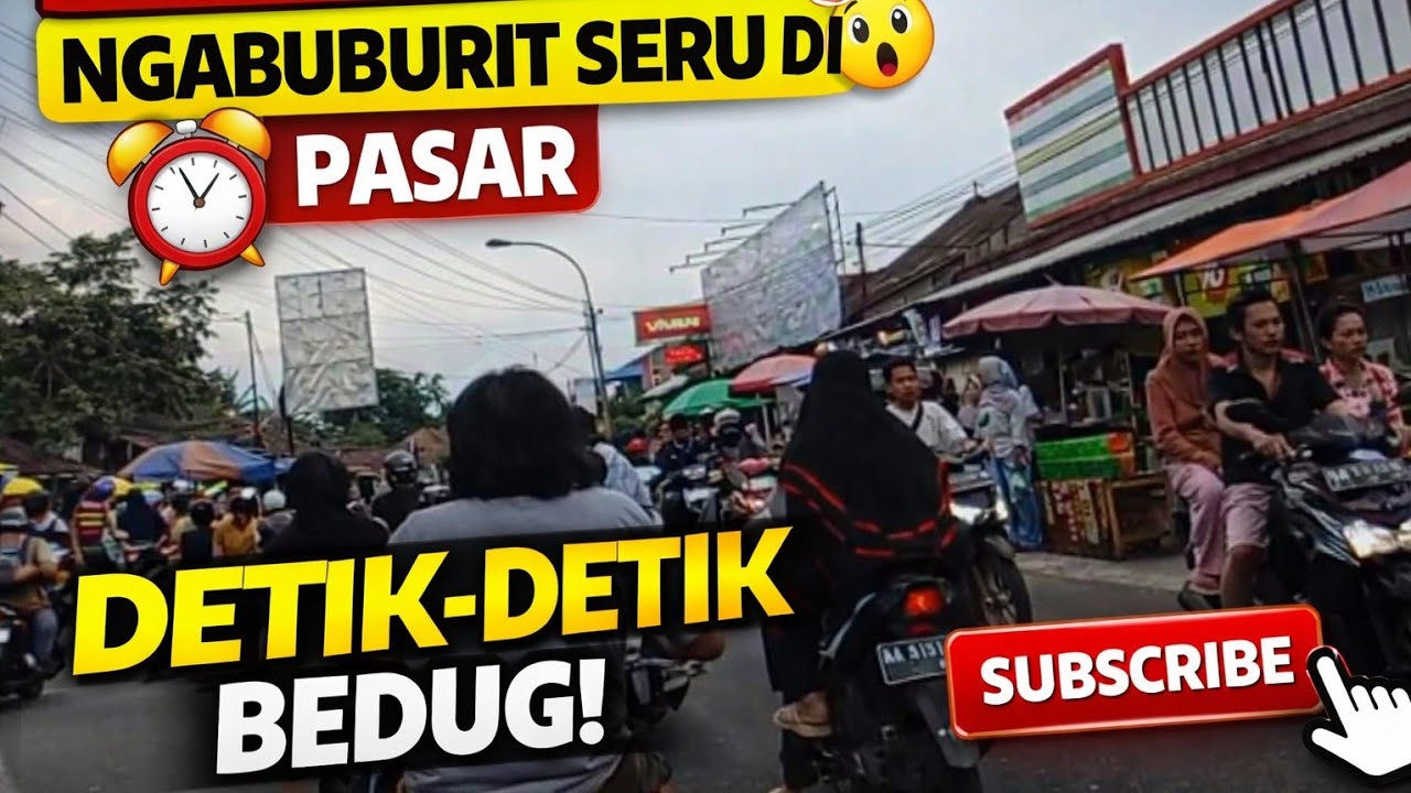 Live ngabuburit dari pasar ngombol sampai pasar jenar #likeandsubscribe 