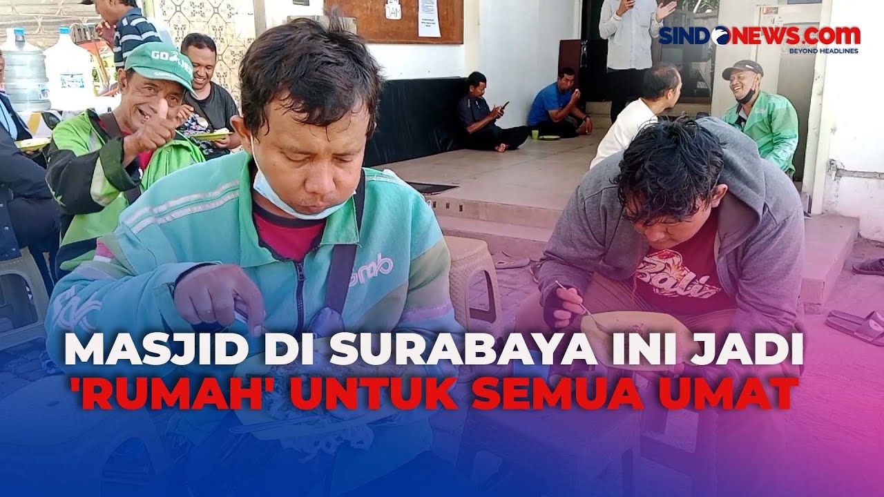 Masjid di Surabaya Viral karena Sediakan Makan dan Tempat Tidur Gratis