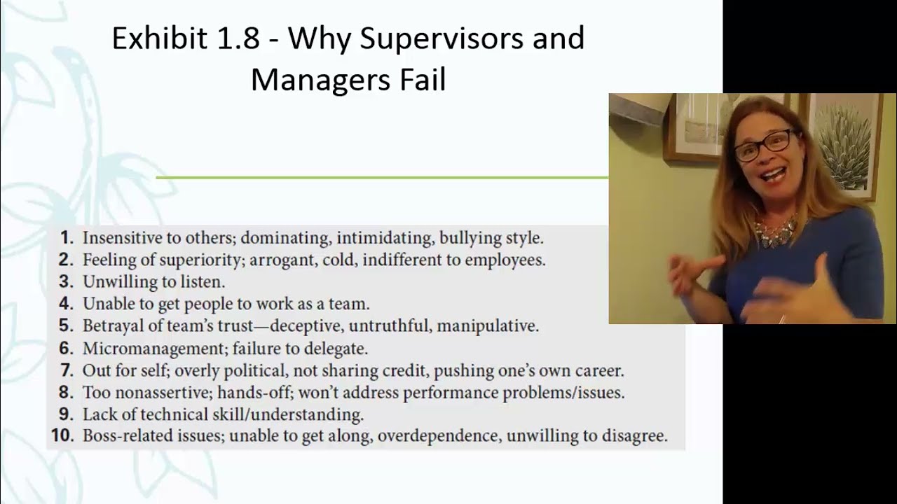 Supervisory Management Lecture - Differing Perspectives