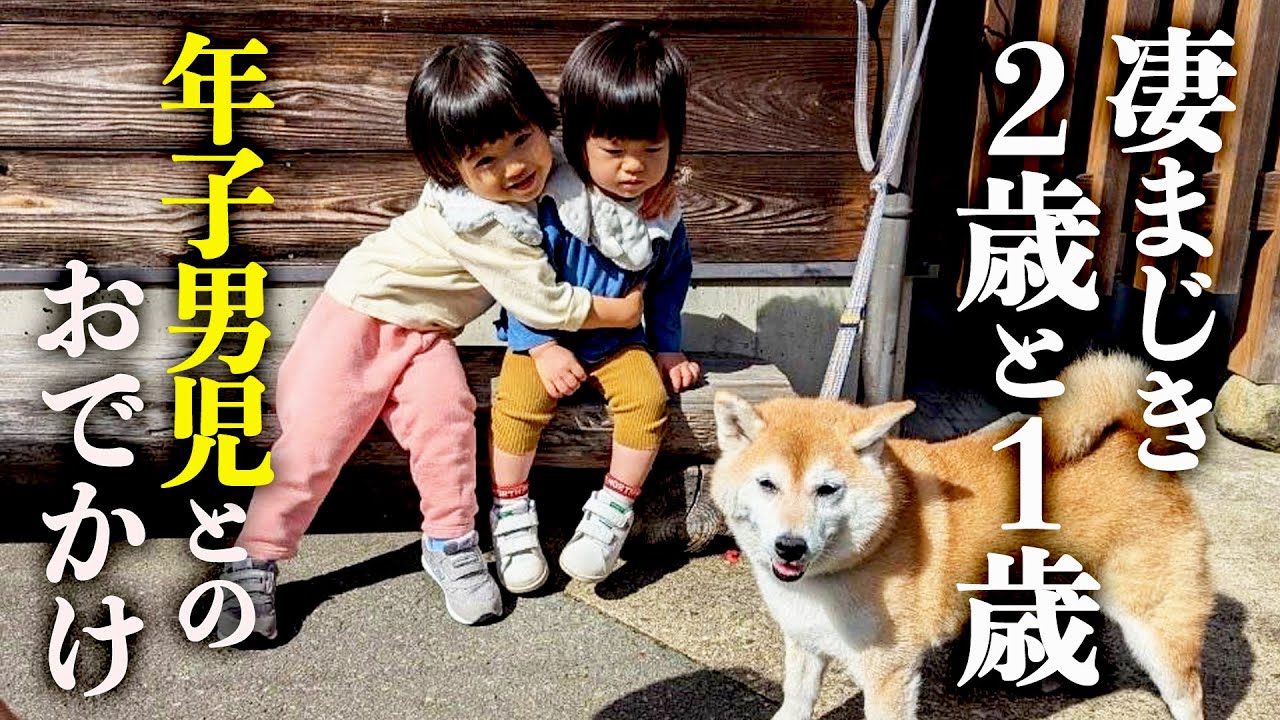 すさまじき２歳と１歳 年子男児とのおでかけ
