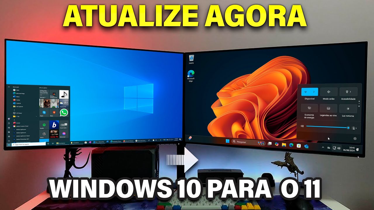 COMO ATUALIZAR o WINDOWS 10 para 11  - Novo M&Eacute;TODO!