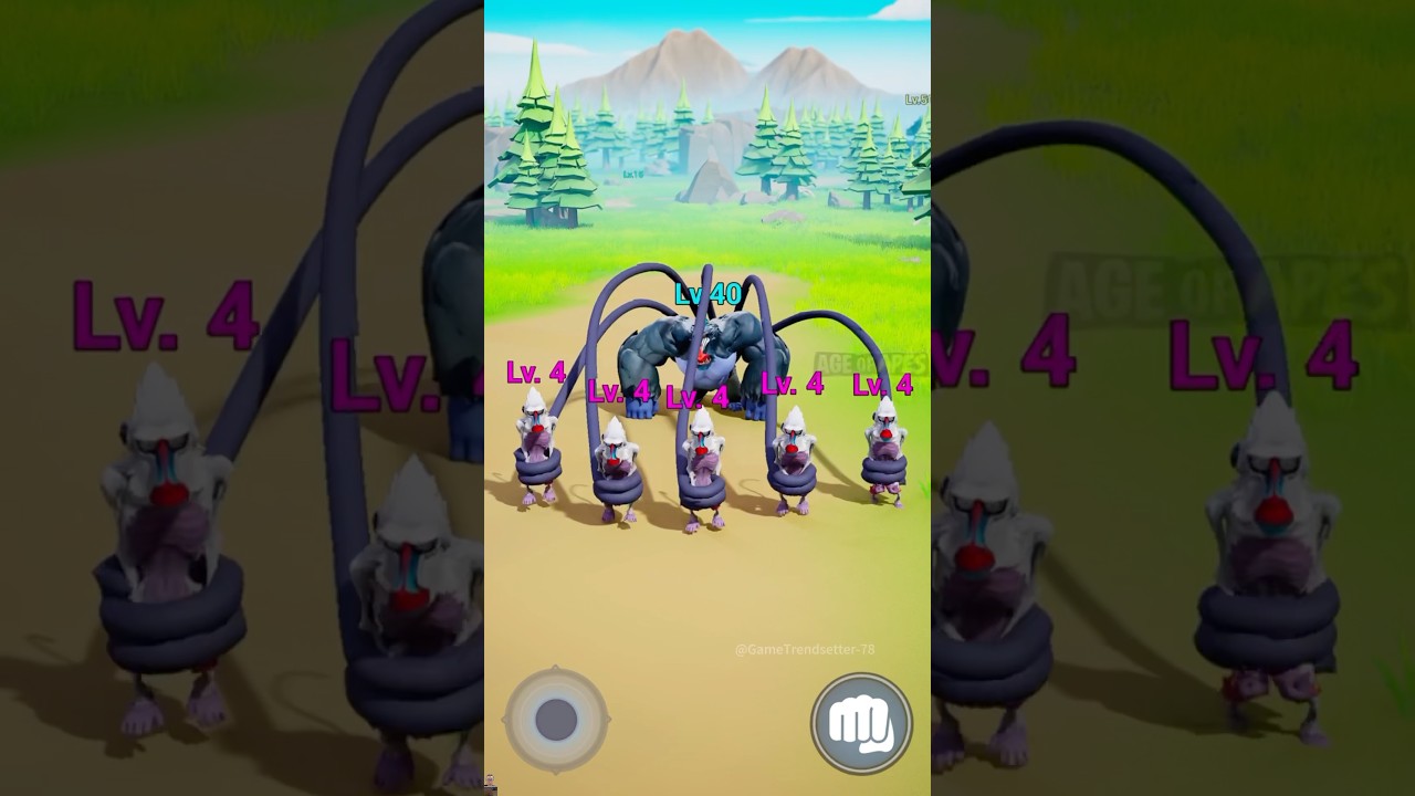 Must Play Mobile Game-Age Of Apes!🙉 #shorts #games #gaming