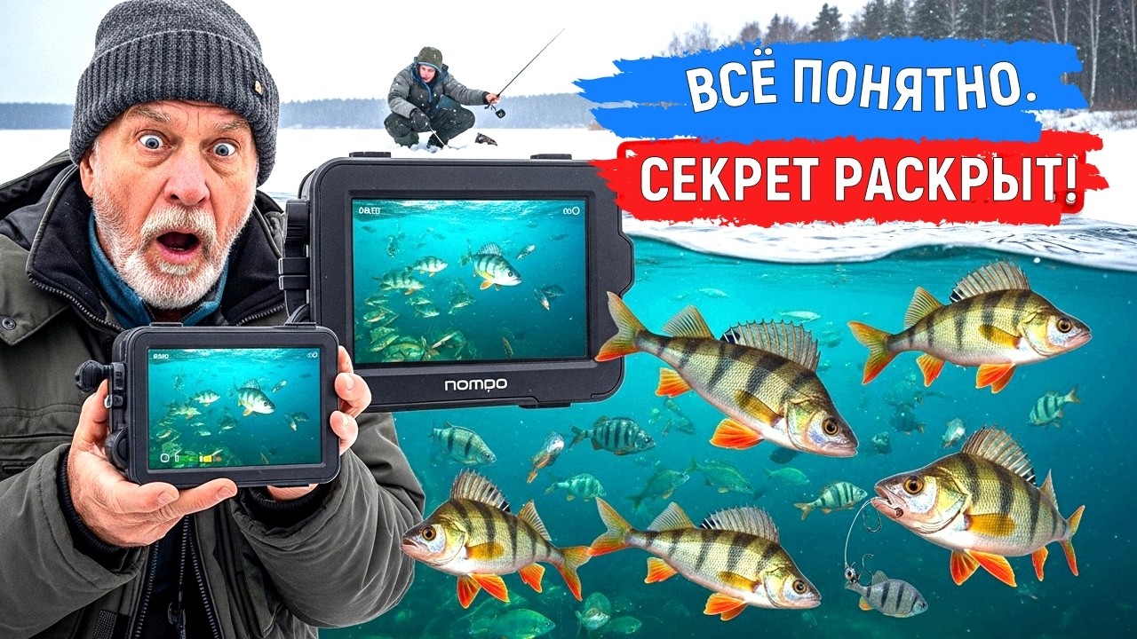 Теперь я знаю, ПОЧЕМУ НЕТ КЛЁВА! Посмотрел в камеру и всё понял.
