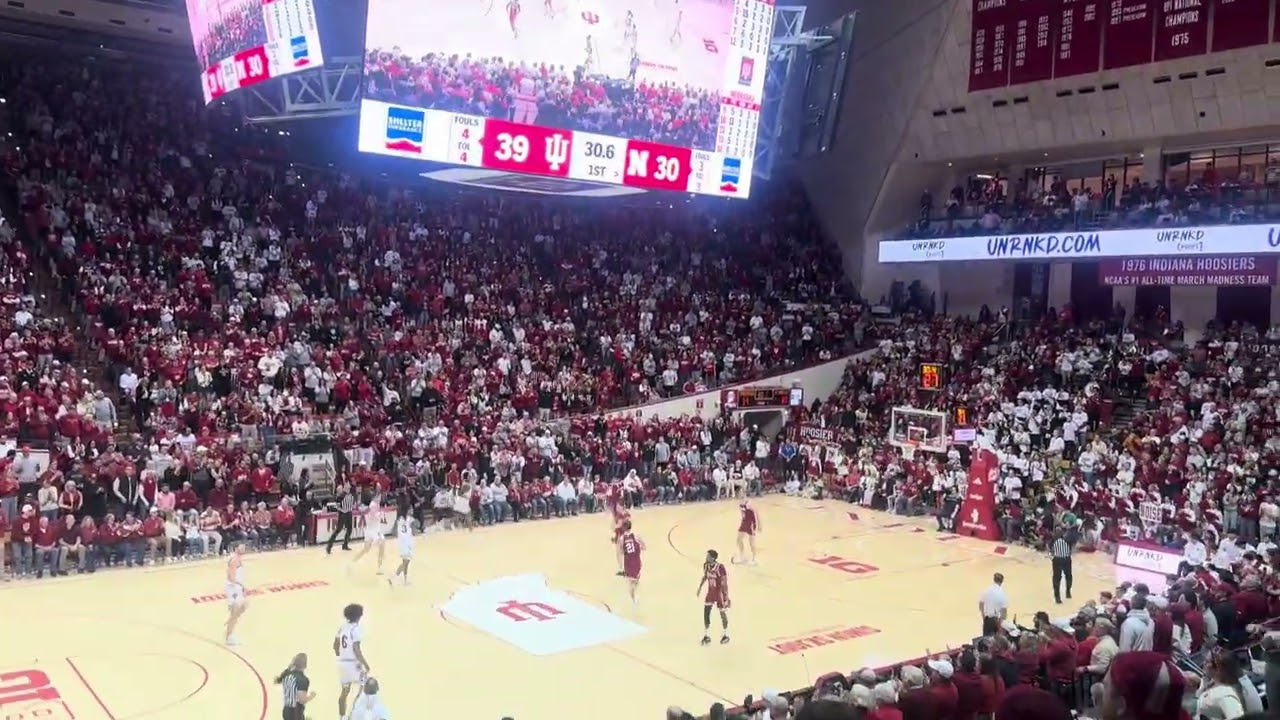 Indiana vs (10) Nebraska Assembly Hall. 