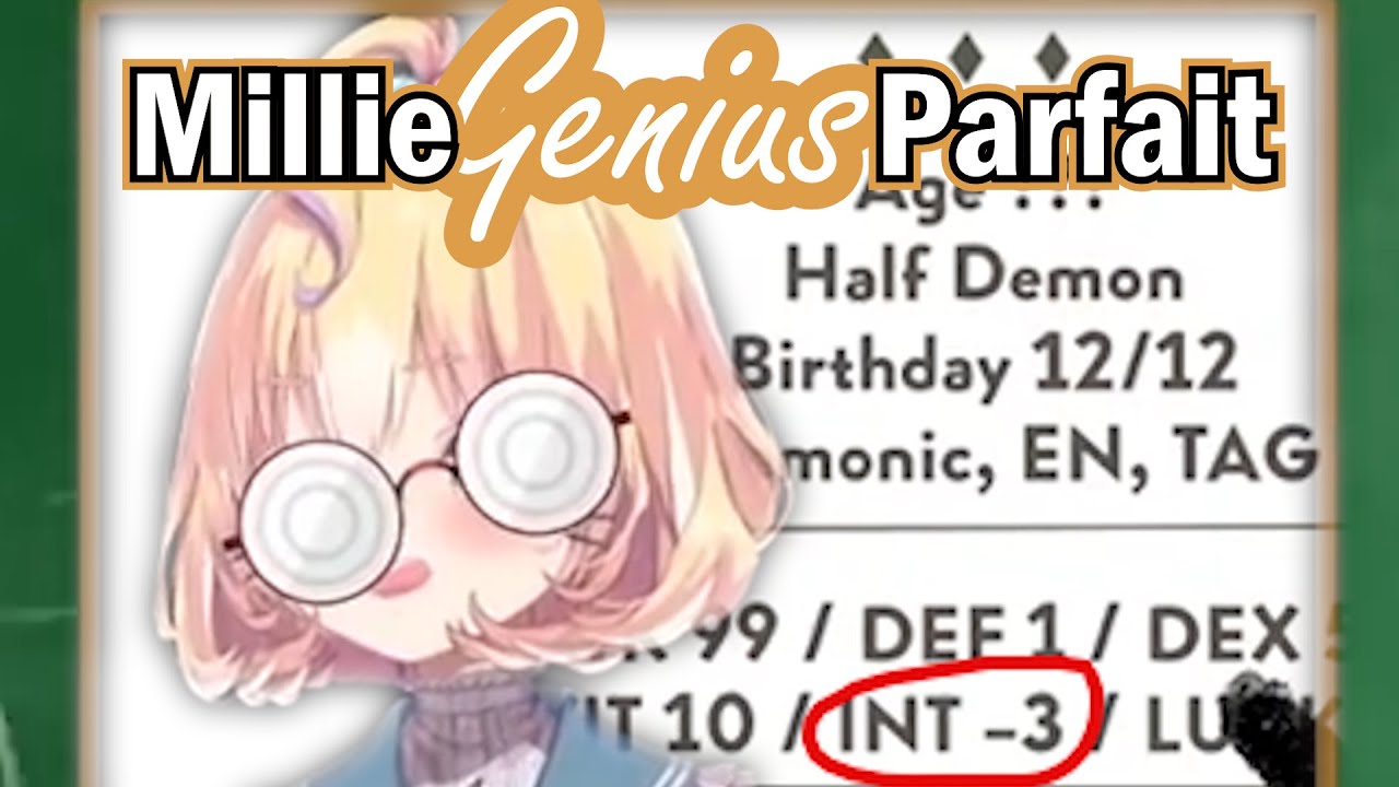 Millie Genius Parfait 【NIJISANJI EN】
