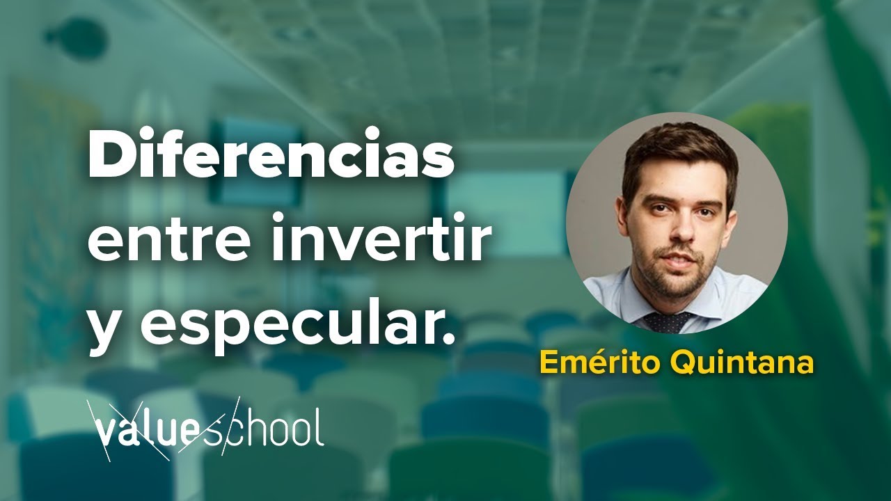 Diferencias entre invertir y especular - ValueSchool