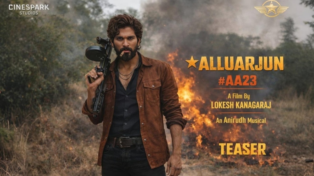 AA23 Teaser | Allu Arjun | Lokesh Kanagaraj | Shraddha Kapoor | An Anirudh Musical | 2026