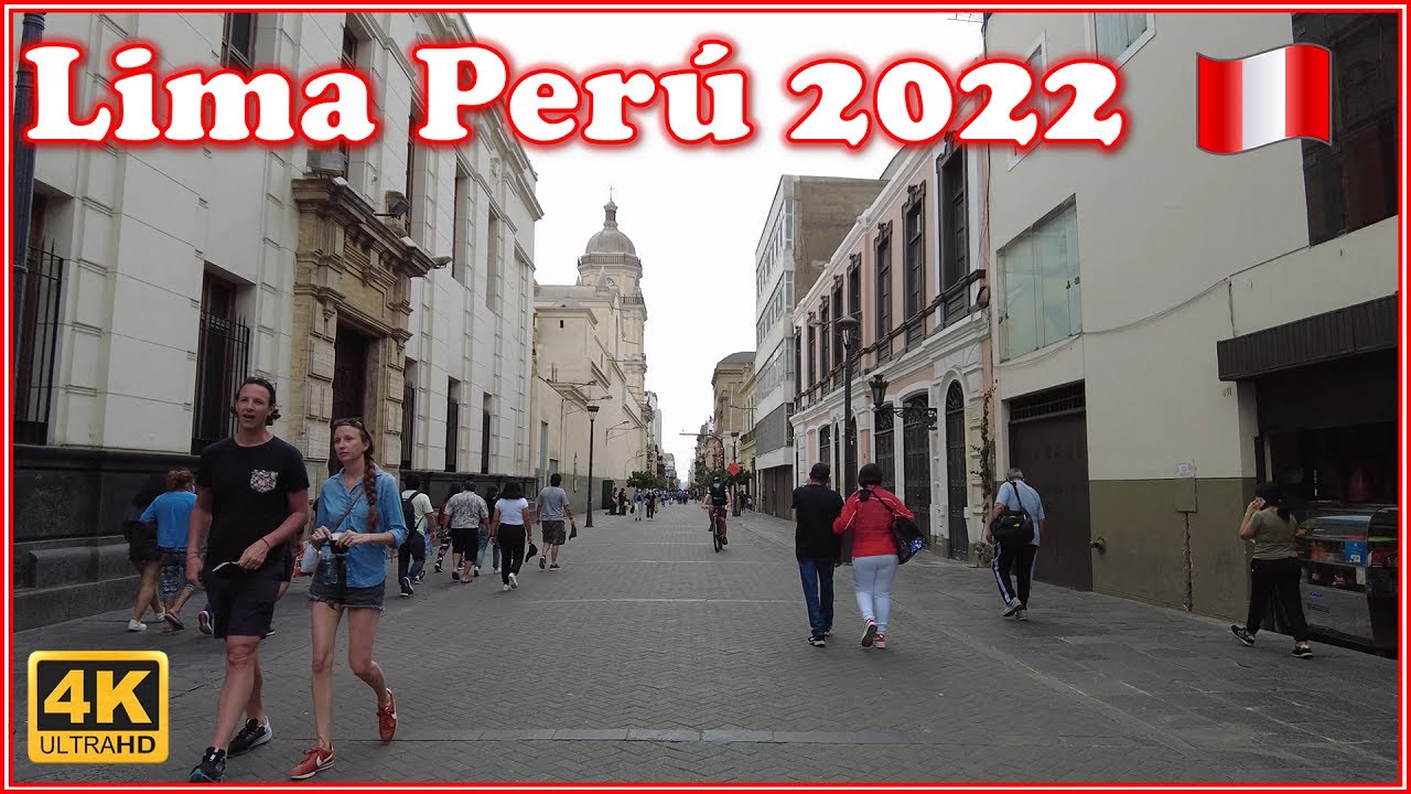 LIMA PERU 🇵🇪 4K | As&iacute; lucen 🚶 Calles y Avenidas de Lima | Enero 2022