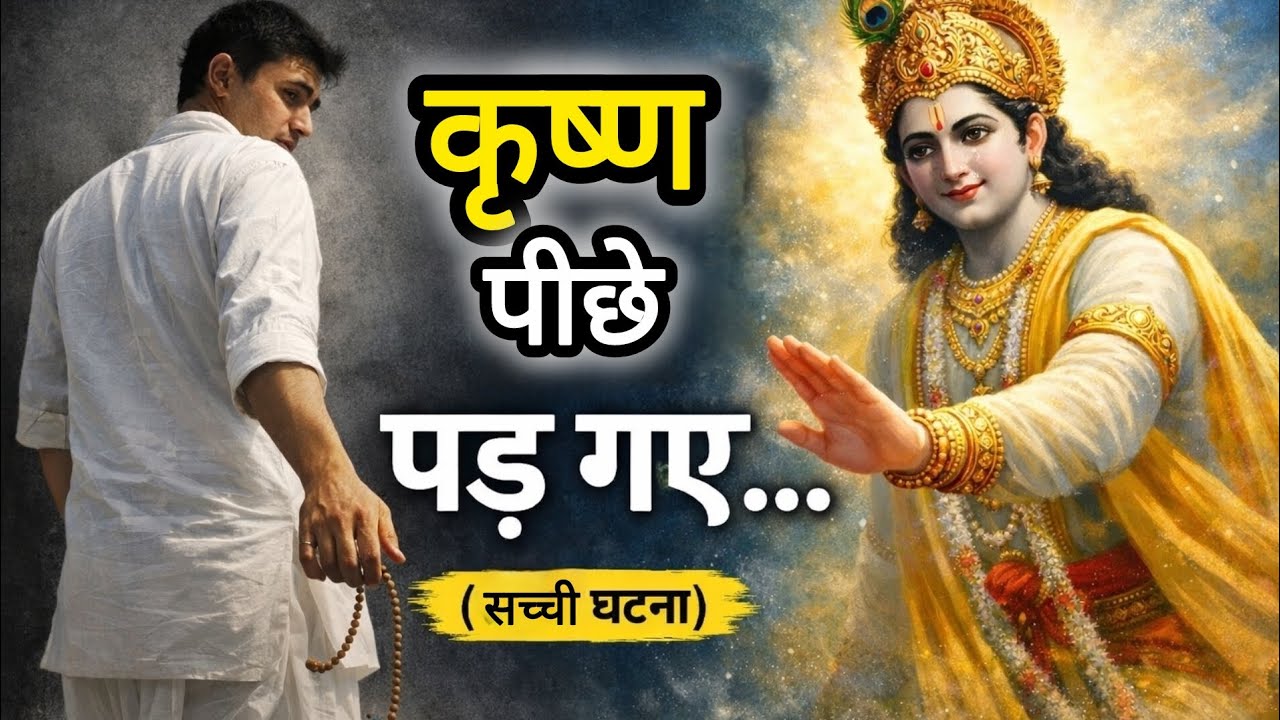 जब कृष्ण पीछे ही पड़ गये 🤦‍♂️। सच्ची और भावुक घटना #iskcon #bhakti #devotees #krishan #truestory 