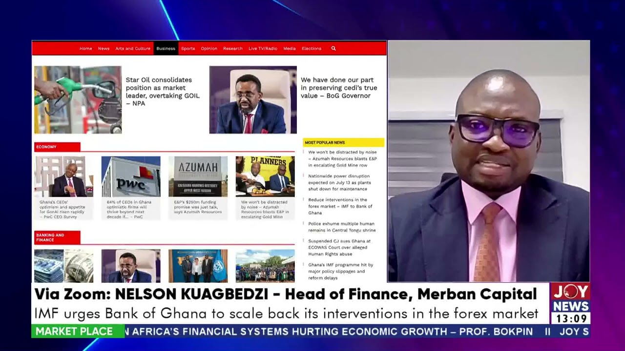 Cedi Stability: IMF urges Bank of Ghana to scale back its interventions in the forex market