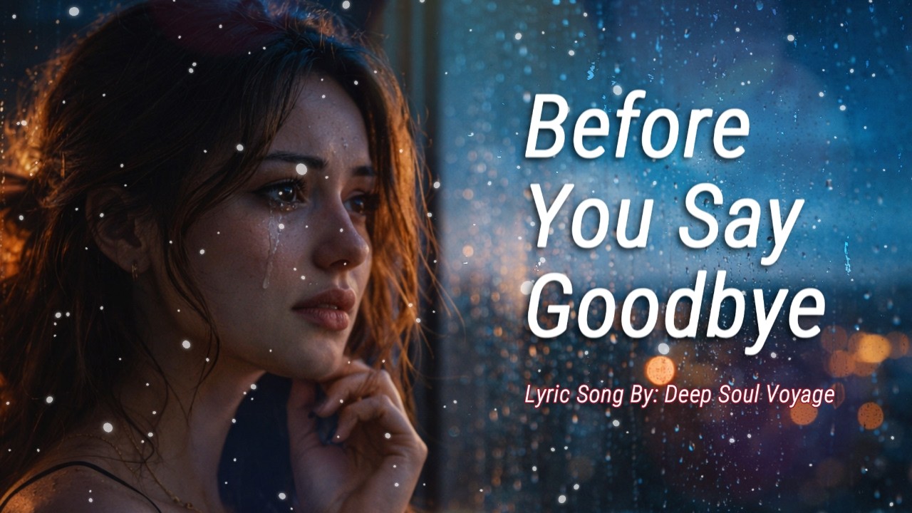 Before You Say Goodbye | A Last Chance Love Song | Lyric Video