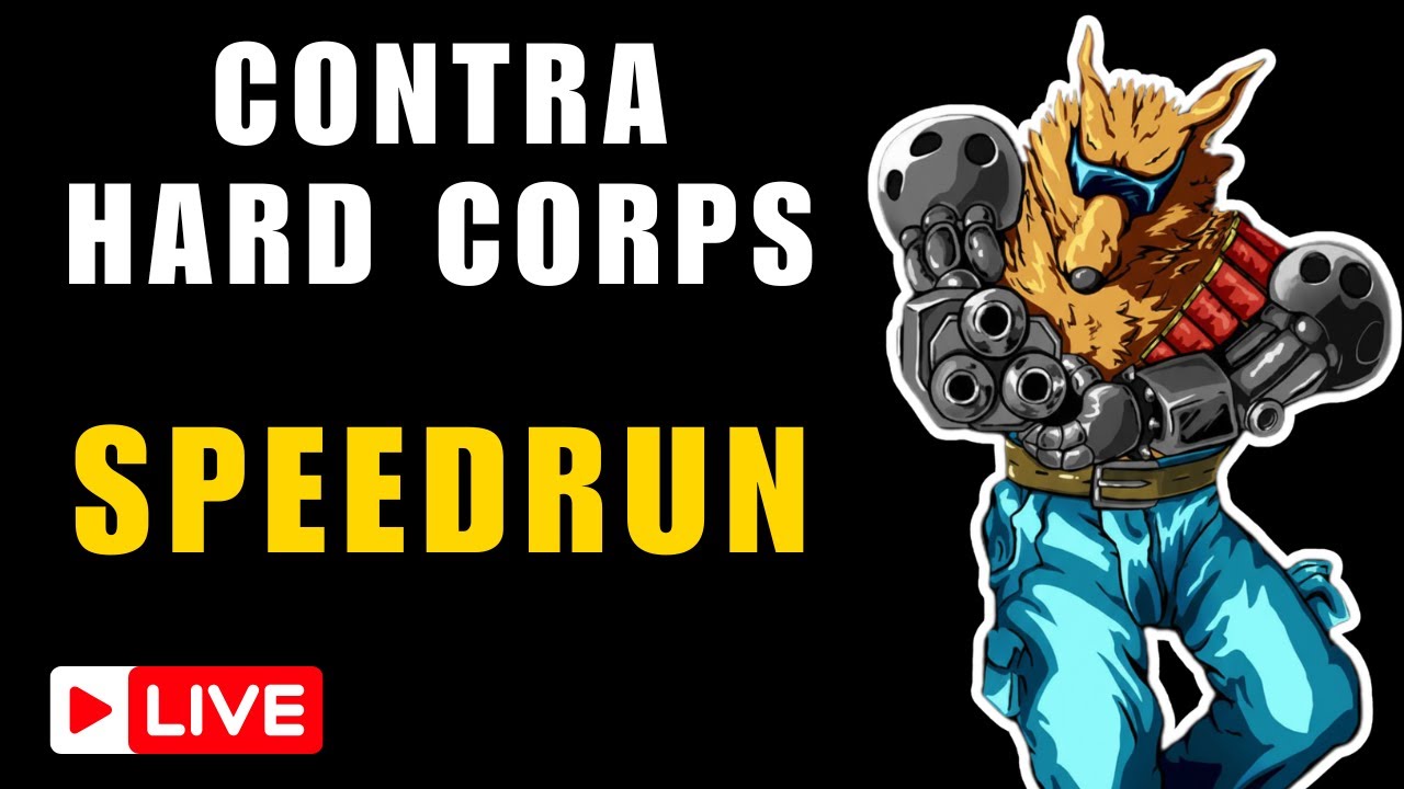 Contra: Hard Corps Speedrun | Ao Vivo (19/01/2026)