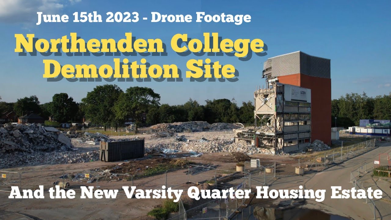 Demolition of Northenden College 15th June 2023 #northenden #demolition #millerhomes  #Northern Moor