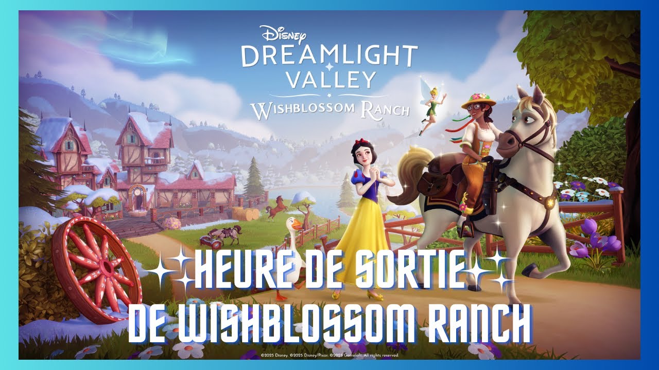 HEURE DE SORTIE DE WISHBLOSSOM RANCH ET ASTUCE POUR LE TÉLÉCHARGER VITE ✨🏰🐎