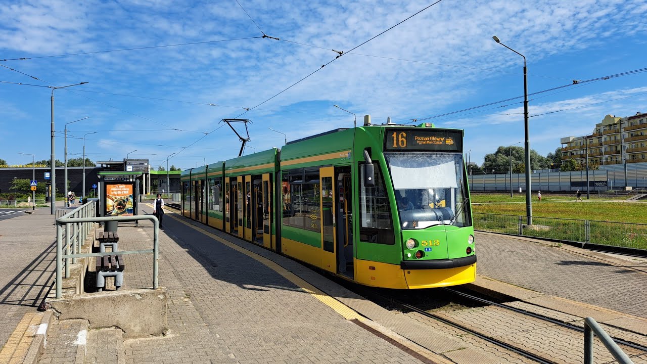 MPK Poznań | Linia 16 | Siemens Combino | Kierunek Poznań Główny