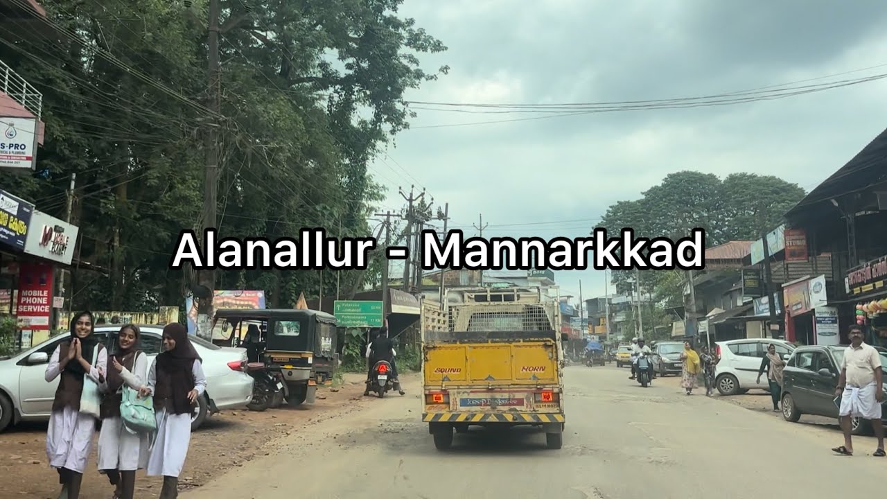 Alanallur to Mannarkkad road trip | 4K