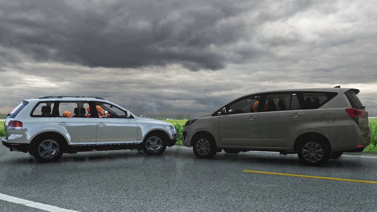 BeamNG Drive - Realistic Car Crashes | Loss of Control #2