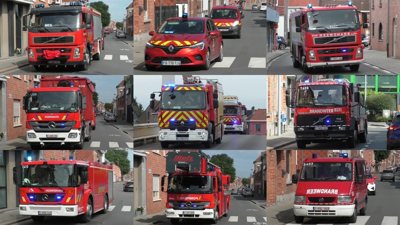 [Internationale brandweeroefening] Veel Brandweer met spoed naar een Brand in een kerk in Wervik!