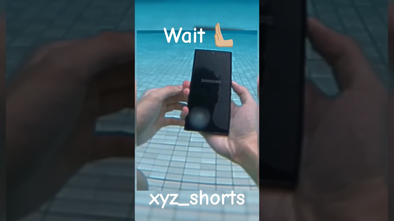 Samsung water test 💀☠️