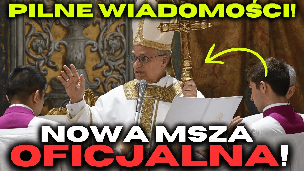 WATYKAN przerywa MILCZENIE i ogłasza: NOWA MSZA od 9 LIPCA.