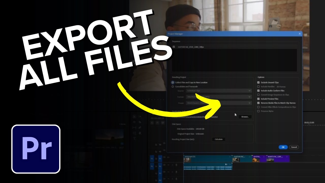 Export Premiere Project With All Files (Quick Guide)