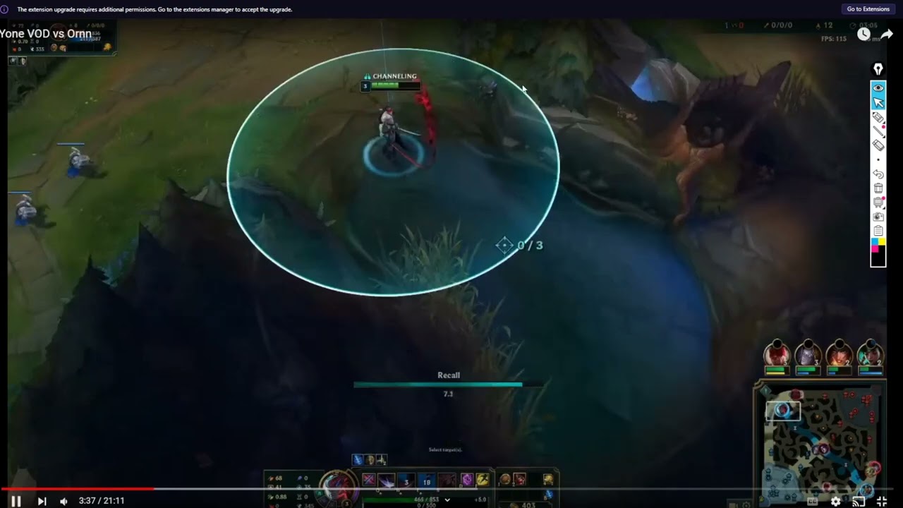 Optimizing a Cheater Recall - The Effiency of AOE - 200lp Master tier