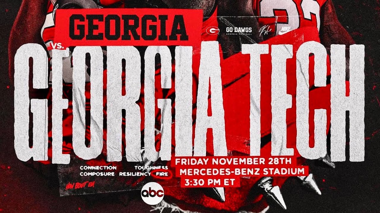 A DAY AT A GEORGIA FOOTBALL GAME | Georgia v Georgia Tech HIGHLIGHTS 11-28-25. #football #espn #uga 