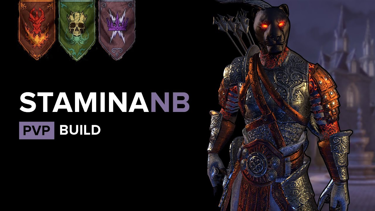 Elder Scrolls Online PvP Стамина NB Билд ( Парные клинки / Лук )