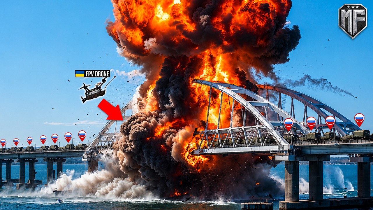 Russia Protected This Bridge to Crimea With EVERYTHING - Then THIS Happened...