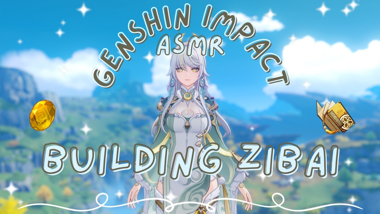 ASMR | building zibai 🎠₊⊹. whisper rambling ˚⊹♡ genshin impact