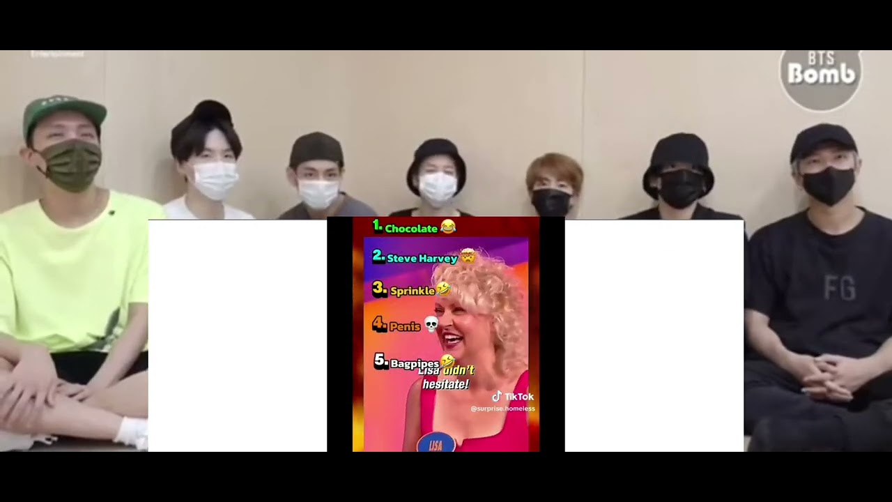 Bts reaction to Steve Harvey moments I found on Tiktok (fake reaction)