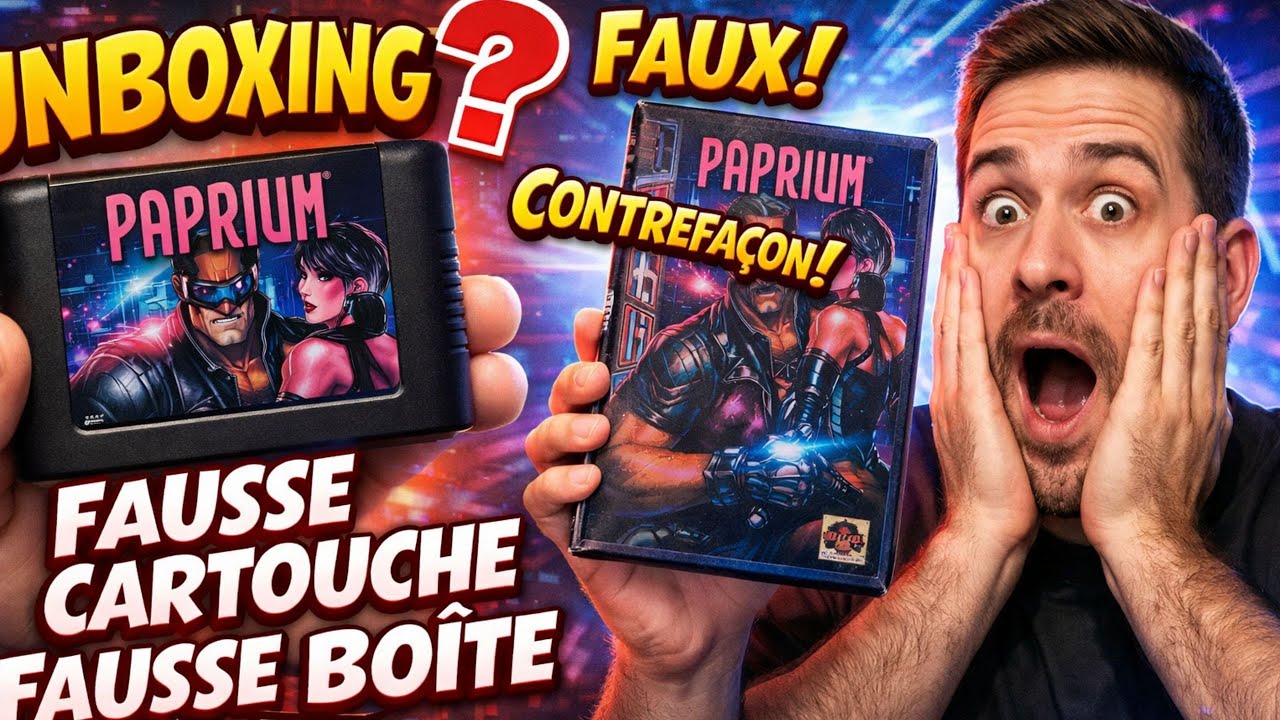 Attention ARNAQUE ? Unboxing d’un FAUX Paprium ! J’ai cru acheter Paprium… GROSSE ERREUR 😬